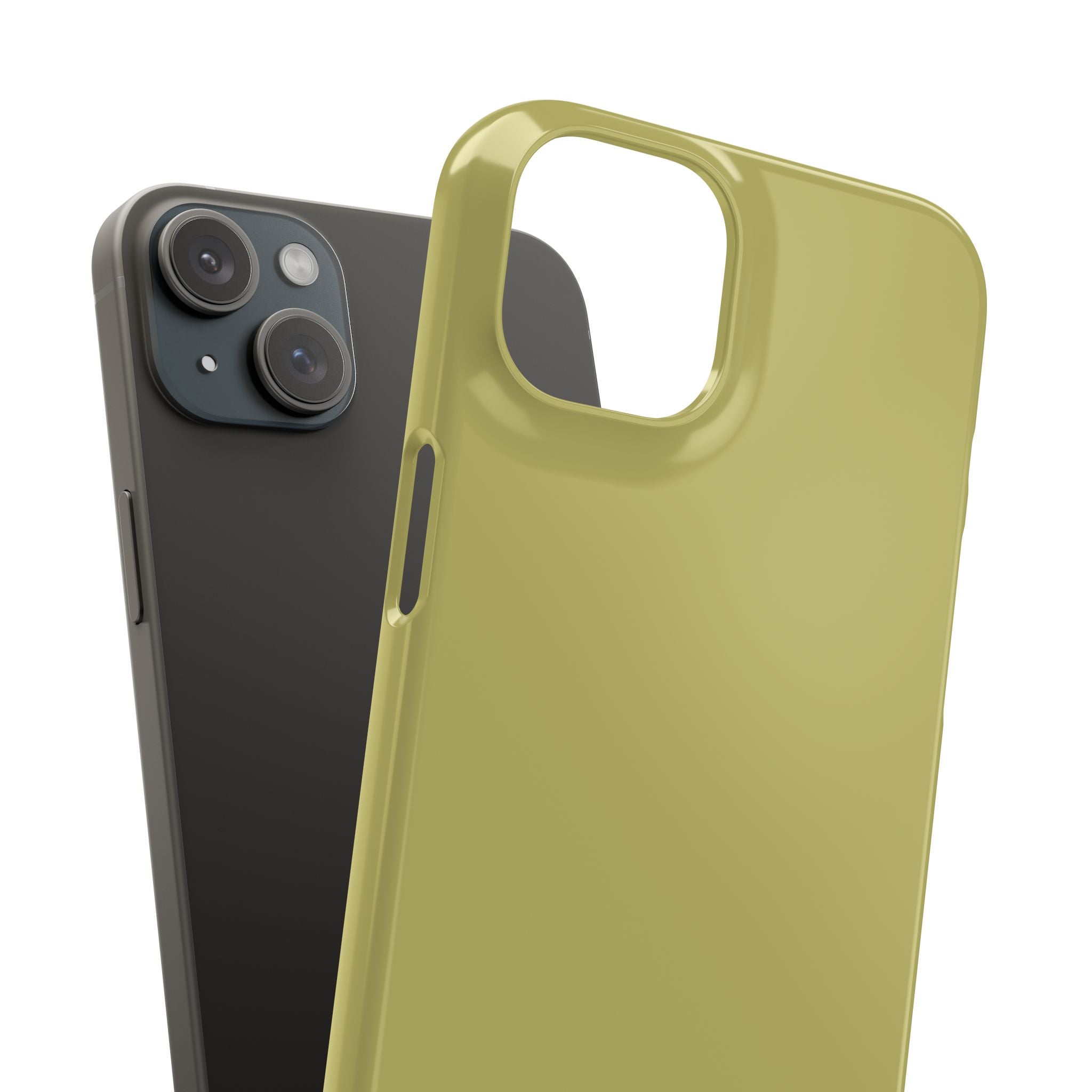 Dark Khaki iPhone 15 - Slim Phone Case