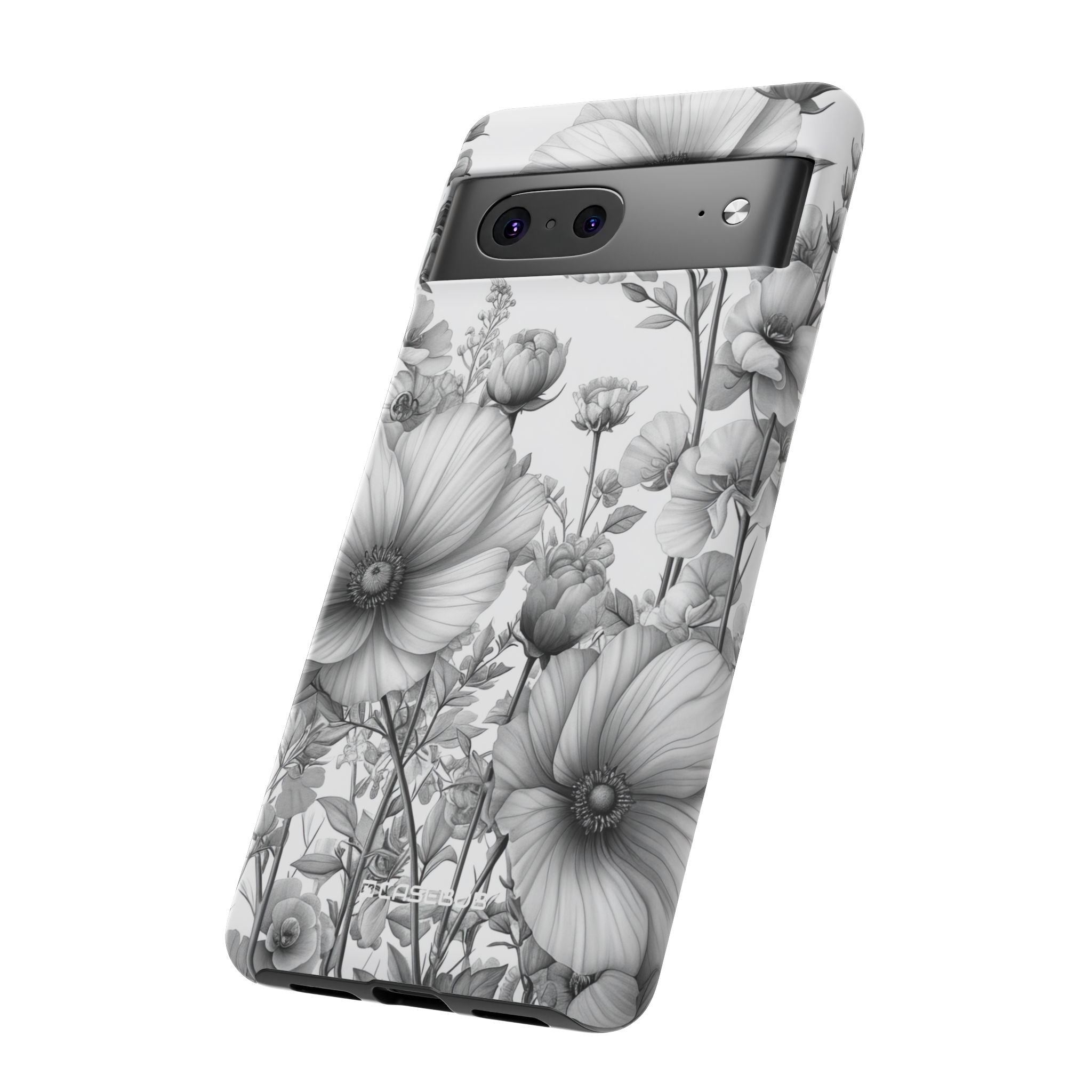 Monochrome Flora - Phone Case for Google Pixel