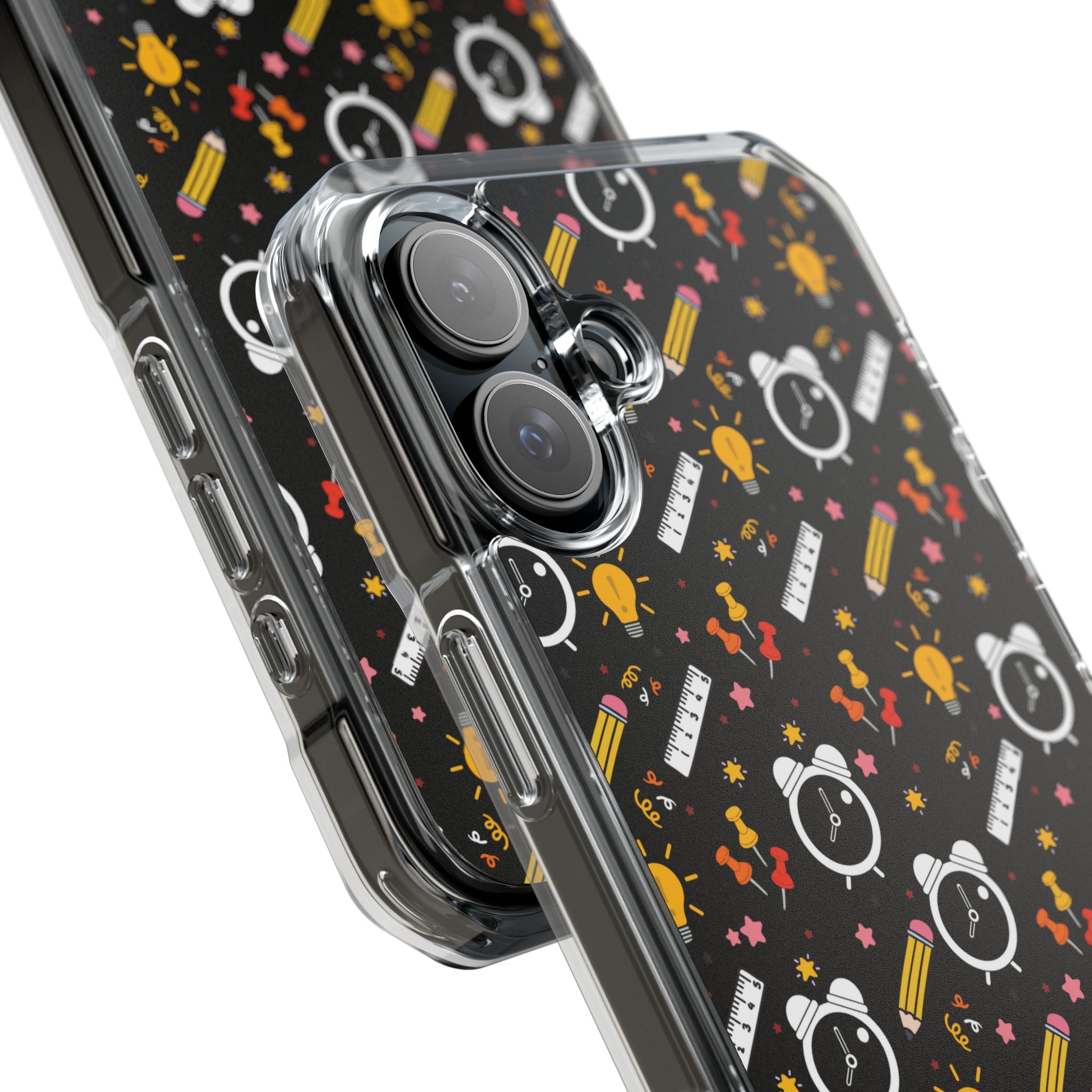 Bright Pencils Twirl iPhone Case - Impact
