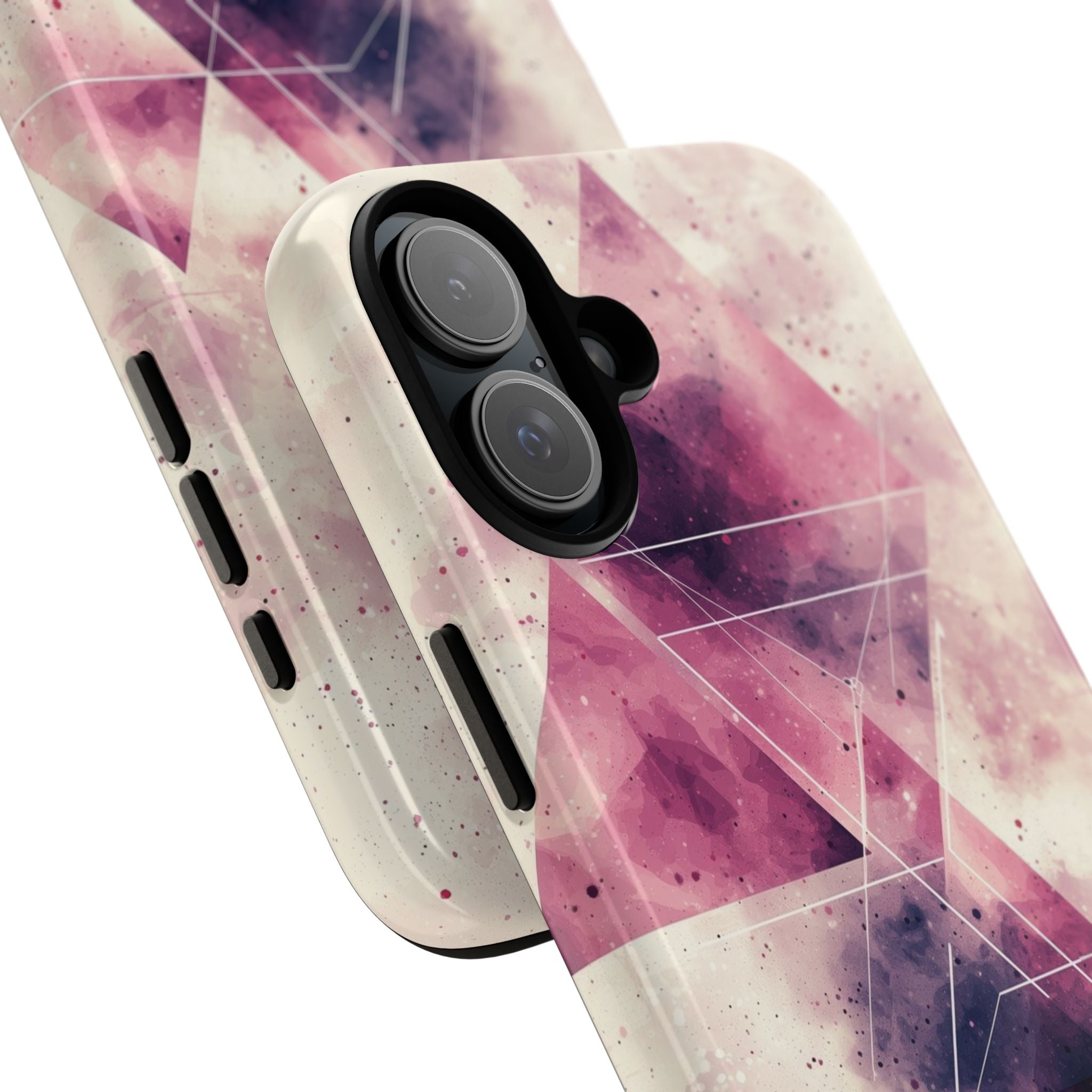Triangles Overlap Serenity - iPhone Case