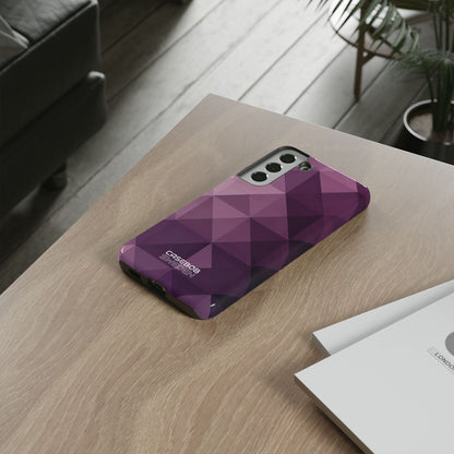 Purple Geometric Mosaic  Samsung S22 - Tough