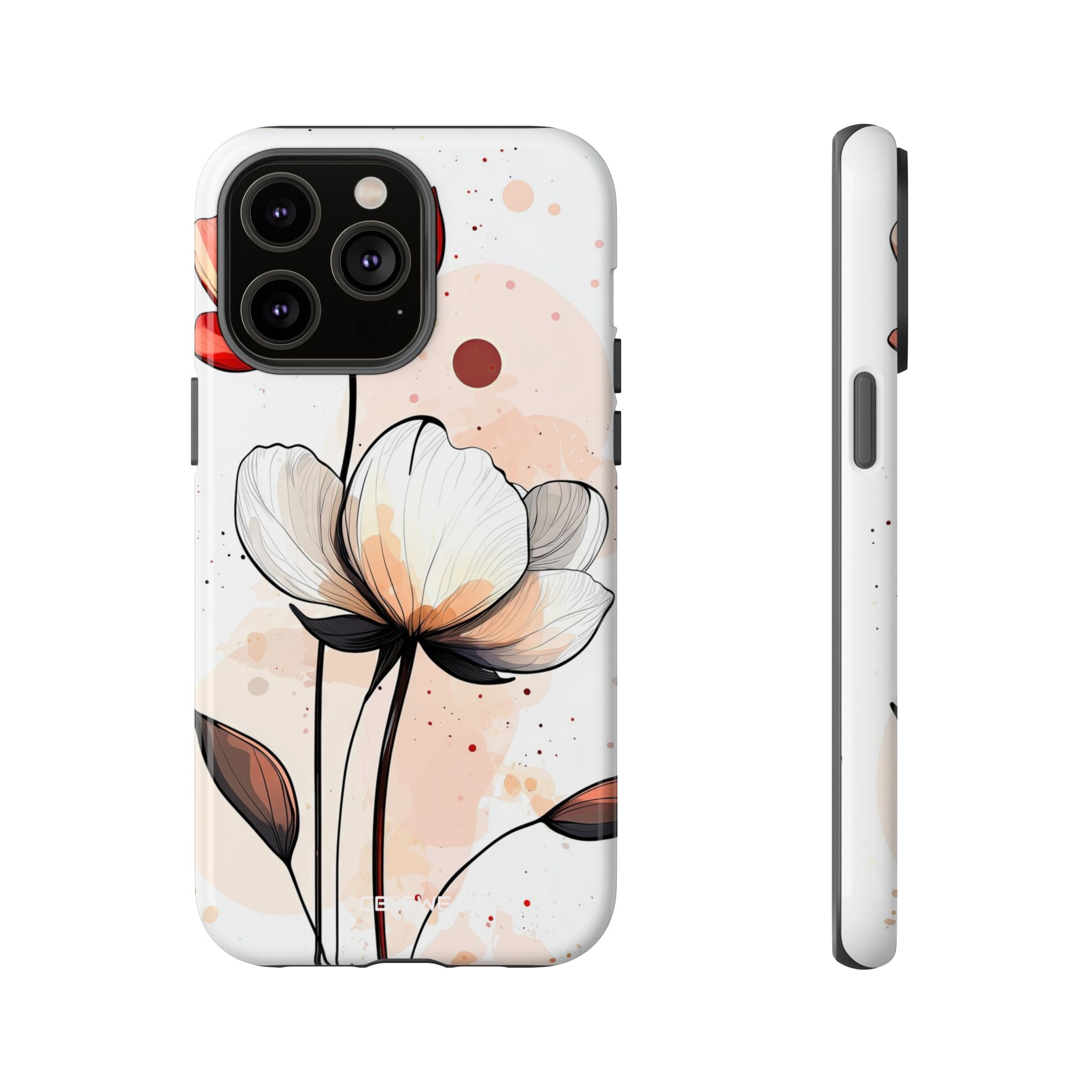 Vibrant Floral Elegance - iPhone Case