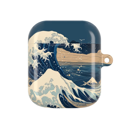 Cresting Navy Wave - AirPods Case