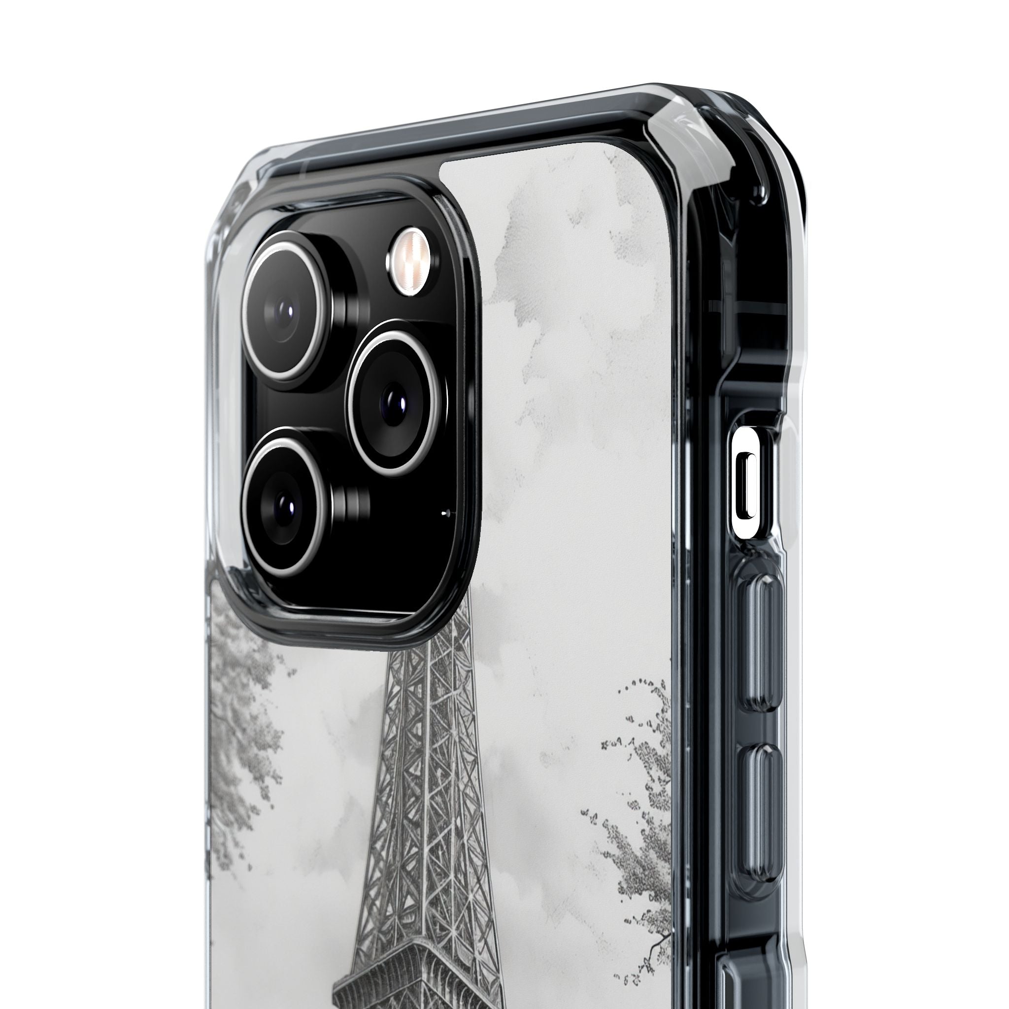 Parisian Monochrome Majesty - Phone Case for iPhone