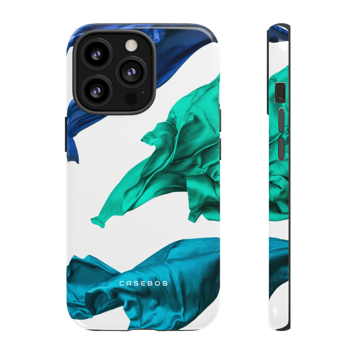 Blue Velvet Fabric - Protective Phone Case