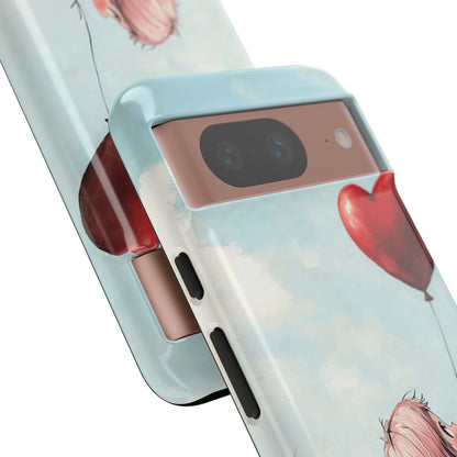 Heart Balloon Glow Google Pixel 8 Case - Tough