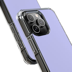 Lavendelblau | Handyhülle für iPhone (Clear Impact Case – magnetisch)