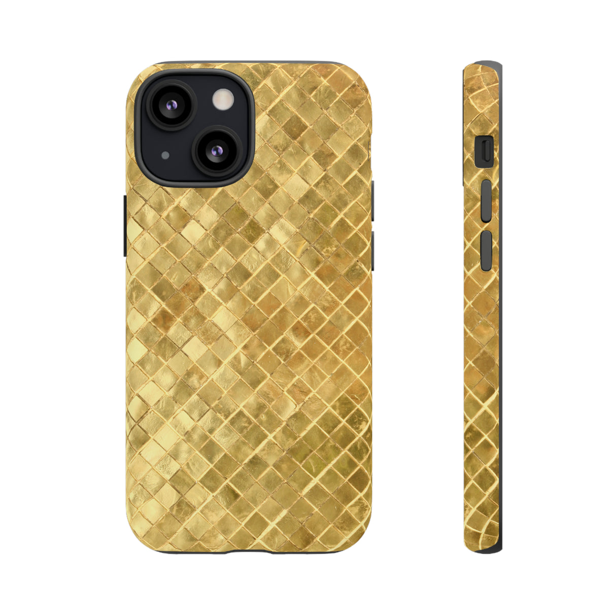 Goldenes Mosaik - Schutzhülle fürs Handy