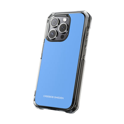 French Sky Blue - Clear Impact iPhone 15 Phone Case