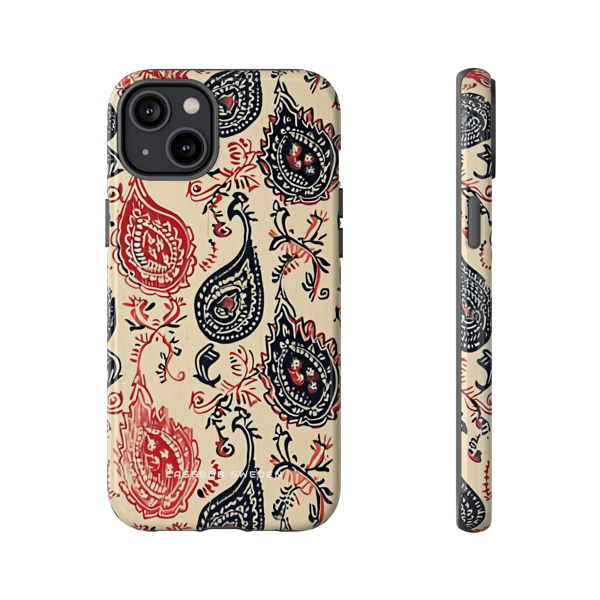 Vintage Paisley Elegance iPhone 14 - Tough Phone Case