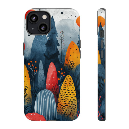 Scandinavian Forest Elegance - Protective Phone Case