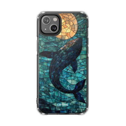 Whale Dives Upward iPhone Case - Impact