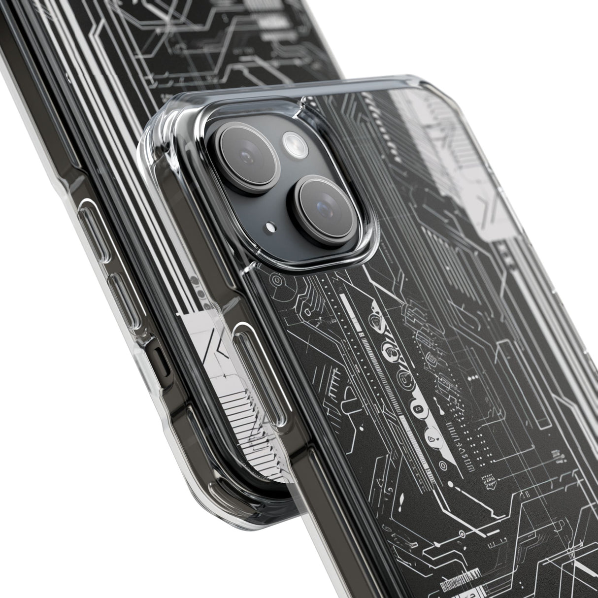 Circuitry Aesthetics - Phone Case for iPhone (Clear Impact - Magnetic)