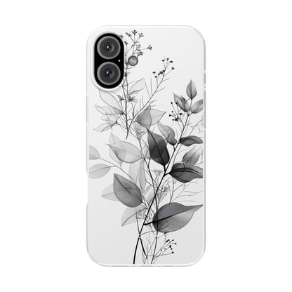 Botanical Line Harmony iPhone 16 - Flexi Phone Case