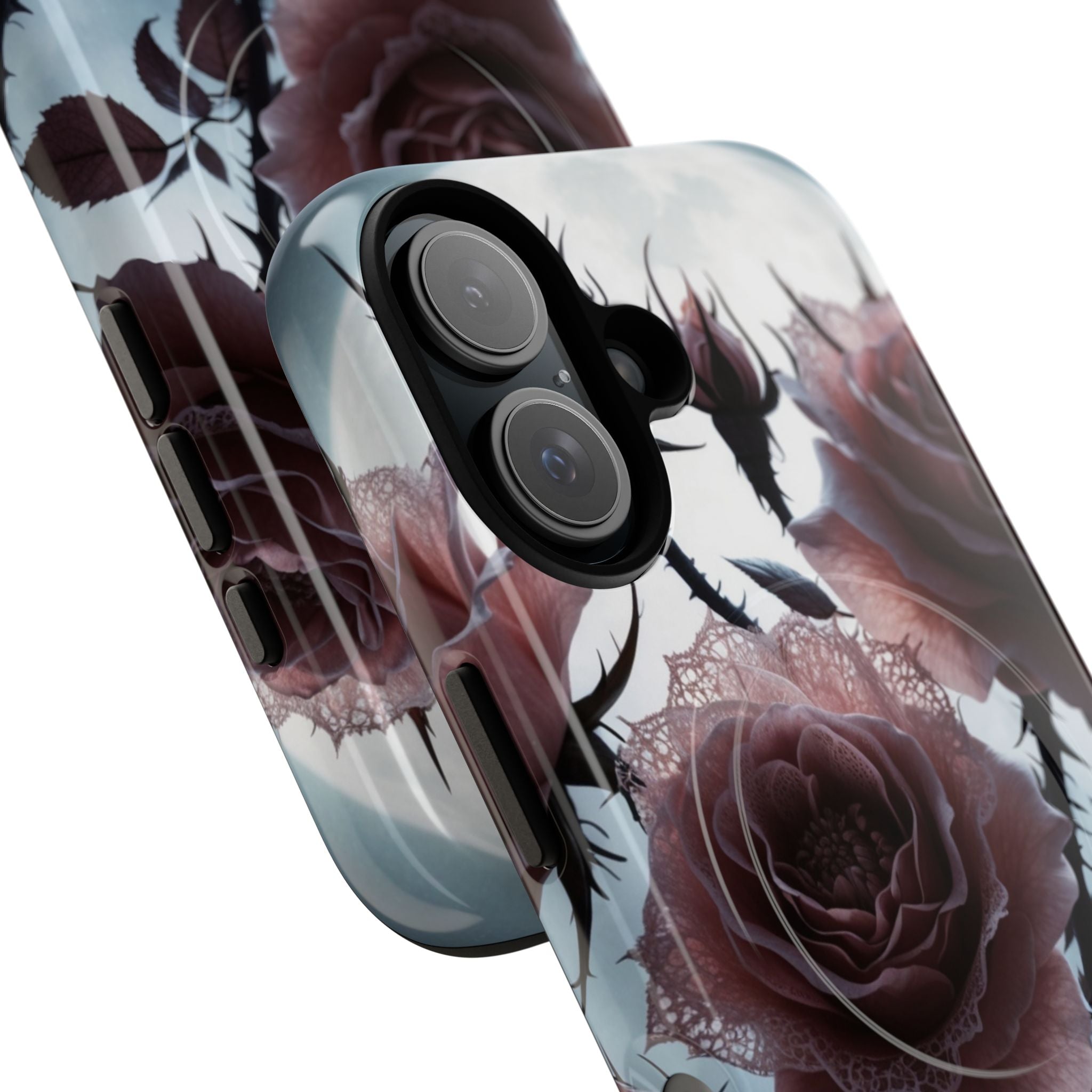 Luminous Rose Thorns iPhone 16 Case - Tough+