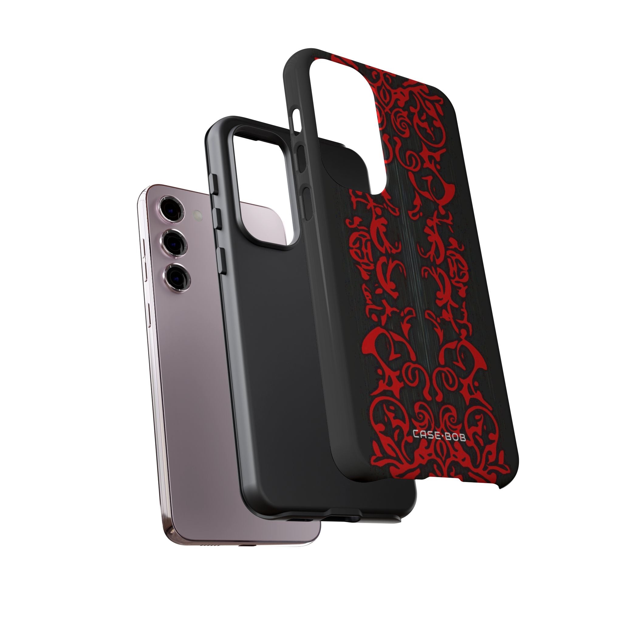 Crimson Spiral Samsung S23 Plus Case - Tough