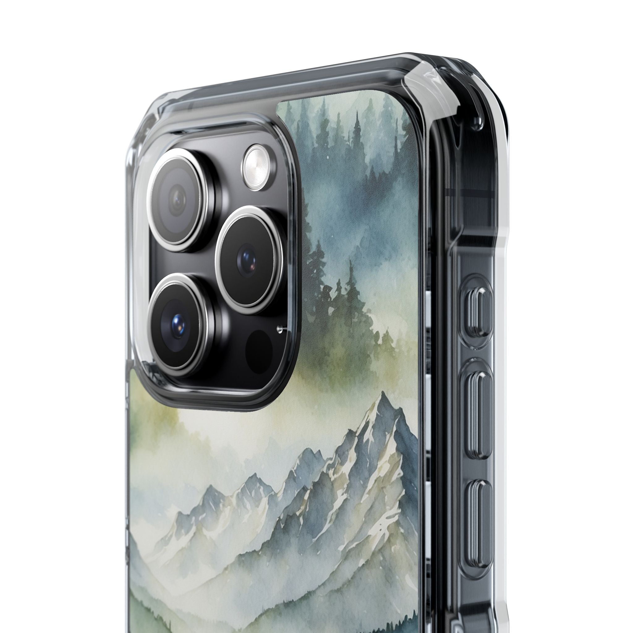 Misty Peaks Emerge iPhone Case - Impact