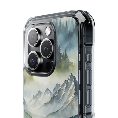 Misty Peaks Emerge iPhone Case - Impact