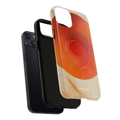 Sunburst Swirl iPhone 14 Plus Case - Tough+