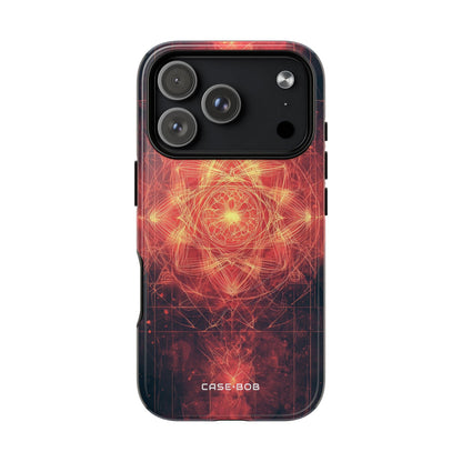Radiant Mandala iPhone 17 Pro Case - Tough+