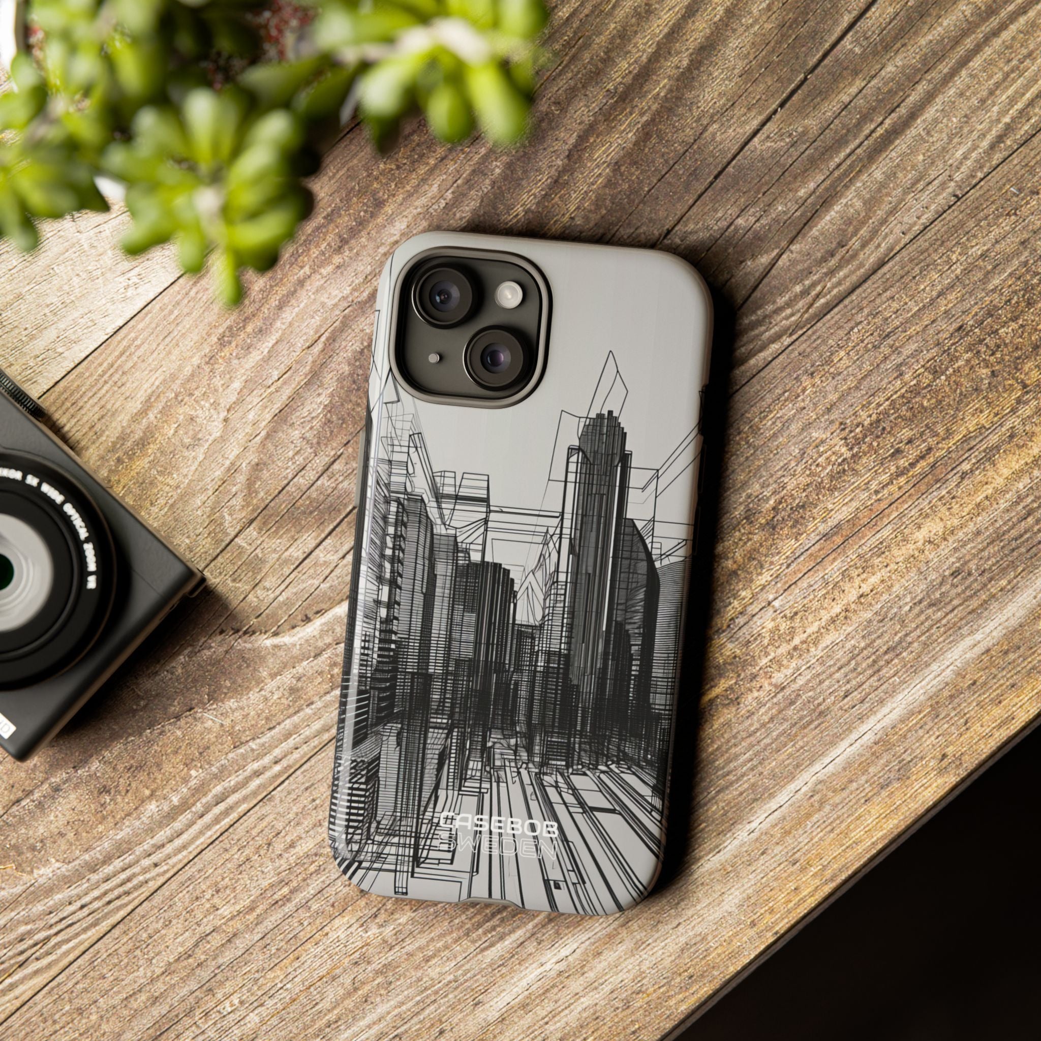 Urban Line Maze iPhone 15 - Resistente