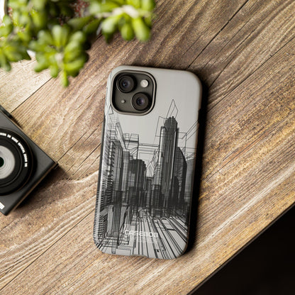 Urban Line Maze iPhone 15 - Resistente
