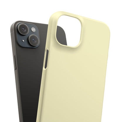 Lemon Chiffon iPhone 15 - Slim Phone Case