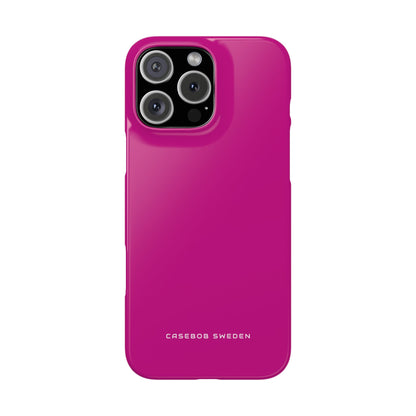 Medium Violet Red iPhone 16 - Slim Phone Case