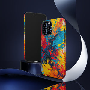 Artistic Brushstroke Bliss - Protective Phone Case