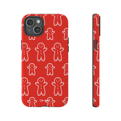 Gingerbread Men Play - iPhone Case