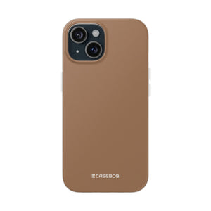 Chamoisee Brown | Handyhülle für iPhone (Flexi Case) 