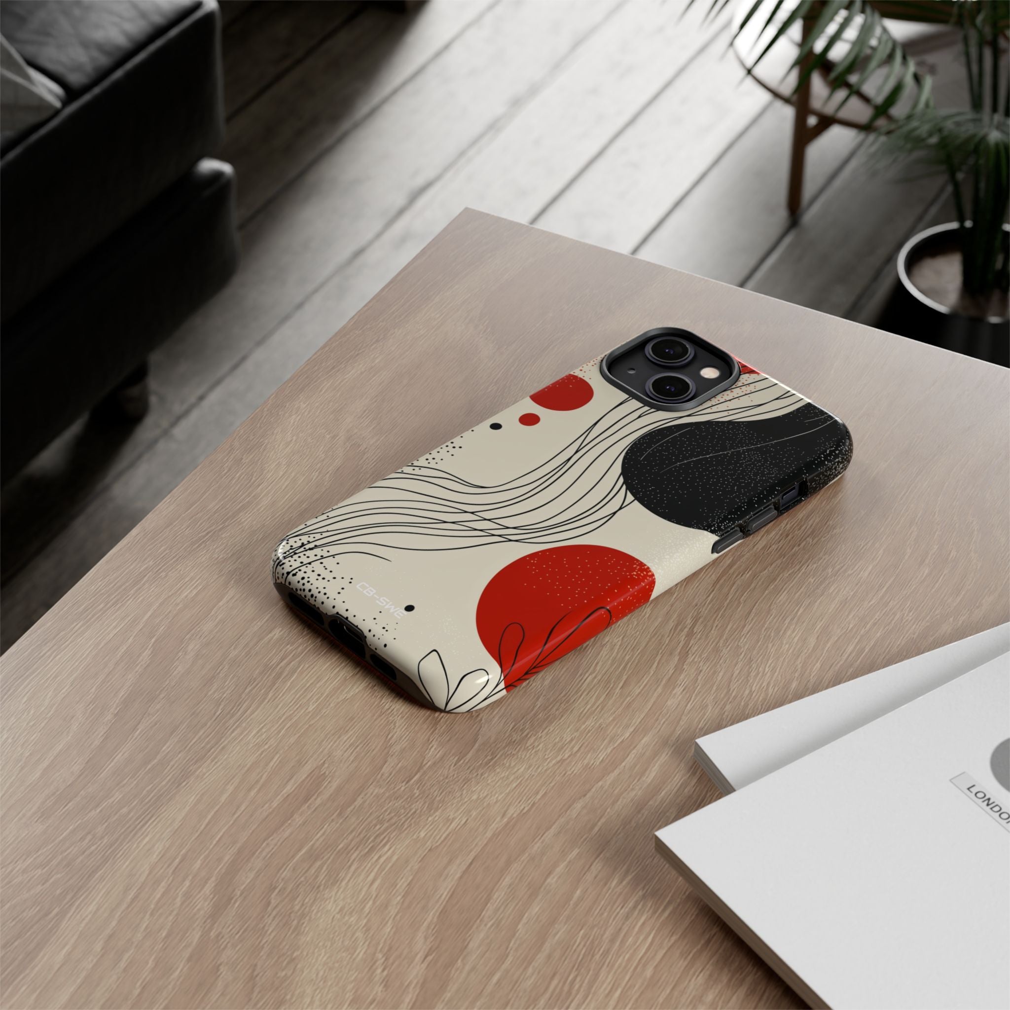 Waves Embrace Flora - iPhone Case