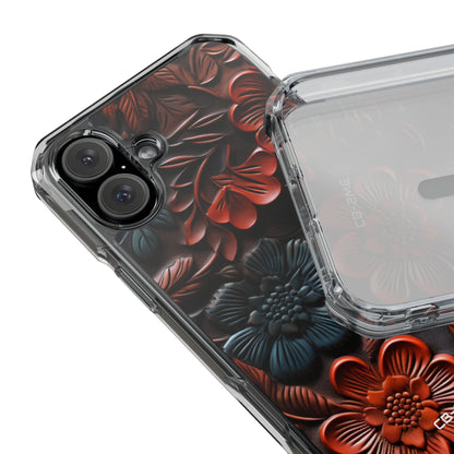 Sculpted Floral Elegance iPhone Case - Impact