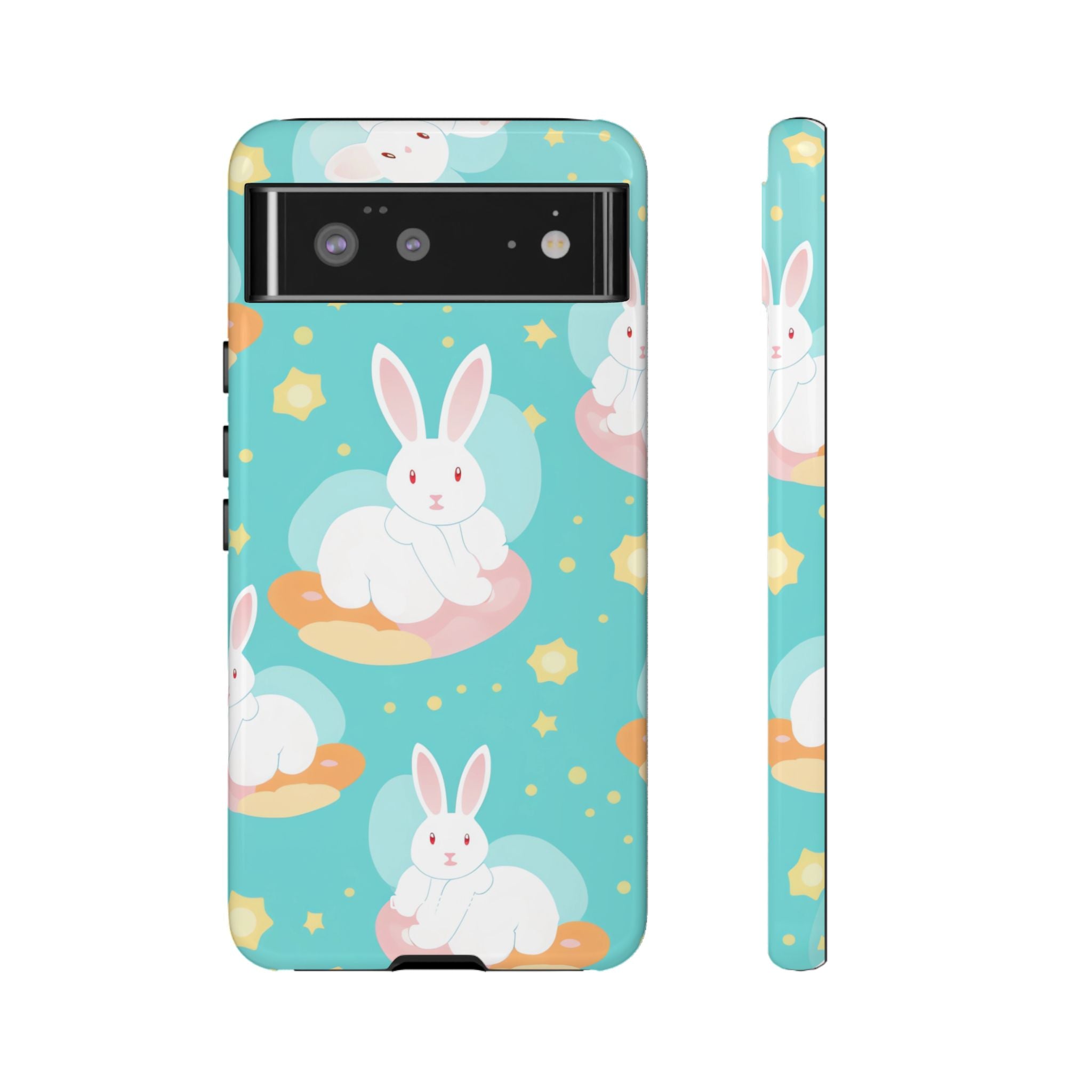Bunnies Float Dreamily - Google Pixel Case