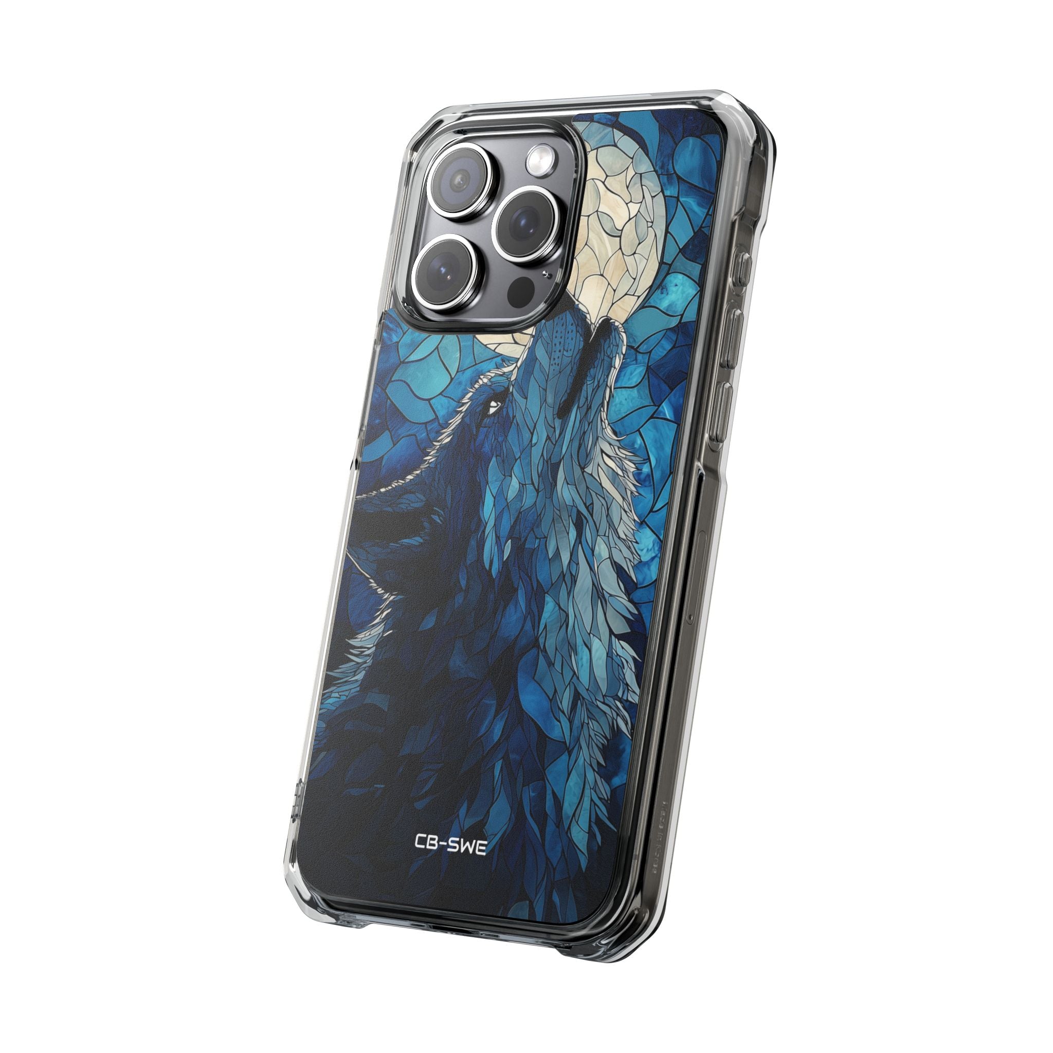 Wolf Howls Moonlight iPhone Case - Impact