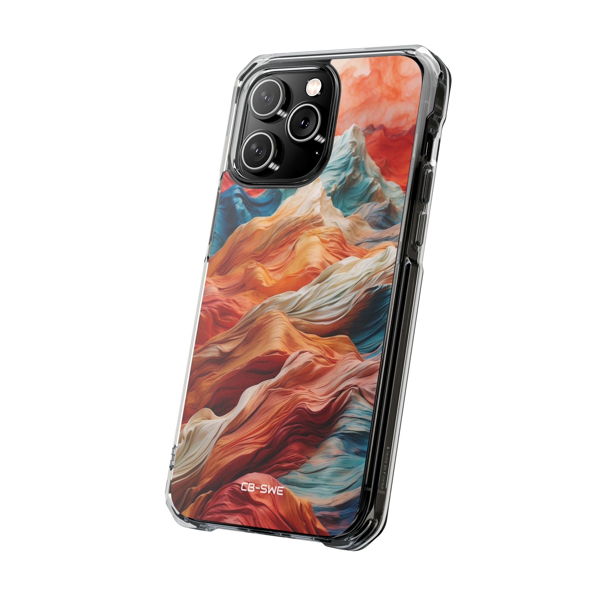 Mountain Waves Flow iPhone Case - Impact