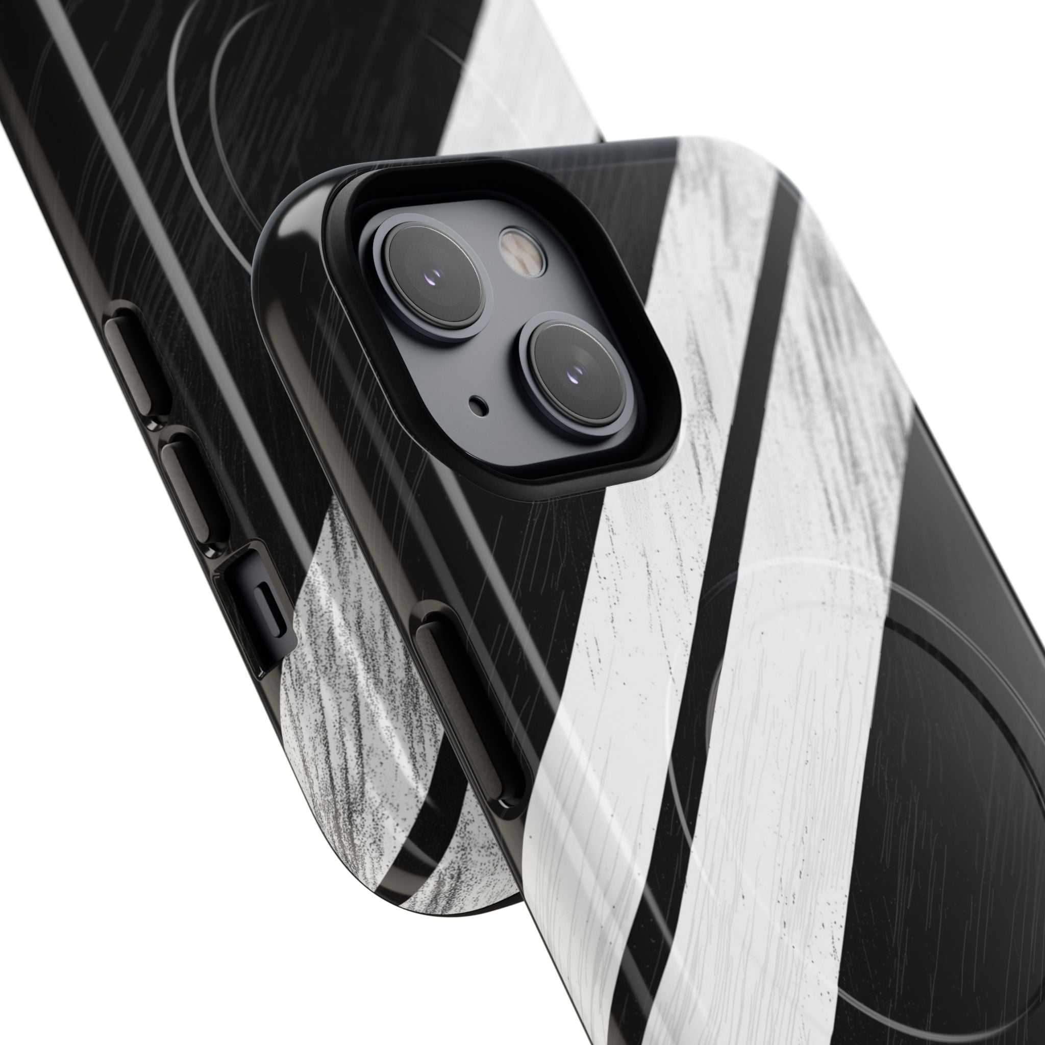 Distressed Stripe Motion iPhone 14 Case - Tough+