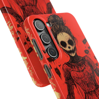 Haunting Scarlet Descent Samsung S23 - Slim Phone Case