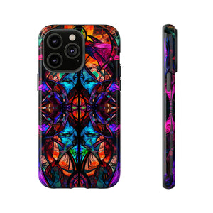 Gothic Stained Glass Splendor - Protective Phone Case