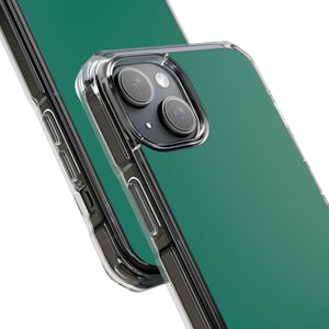 Generisches Viridian | Handyhülle für iPhone (Clear Impact Case – magnetisch) 