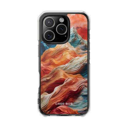 Fabric Peaks Cream iPhone 16 Pro Case - Impact
