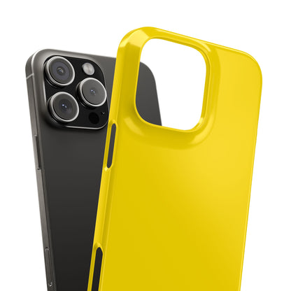 Gold Yellow - Slim iPhone 16 Phone Case