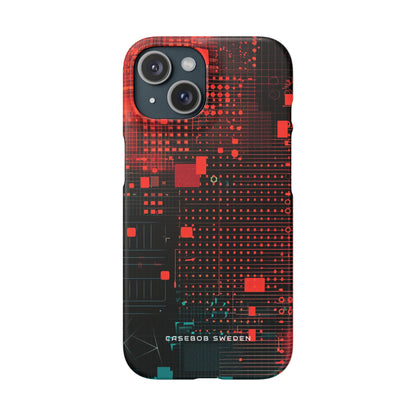 Gradient CyberFlux iPhone 15 - Slim Phone Case