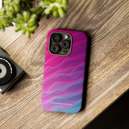 Gradient Oceanflow Waves iPhone 15 - Tough Phone Case