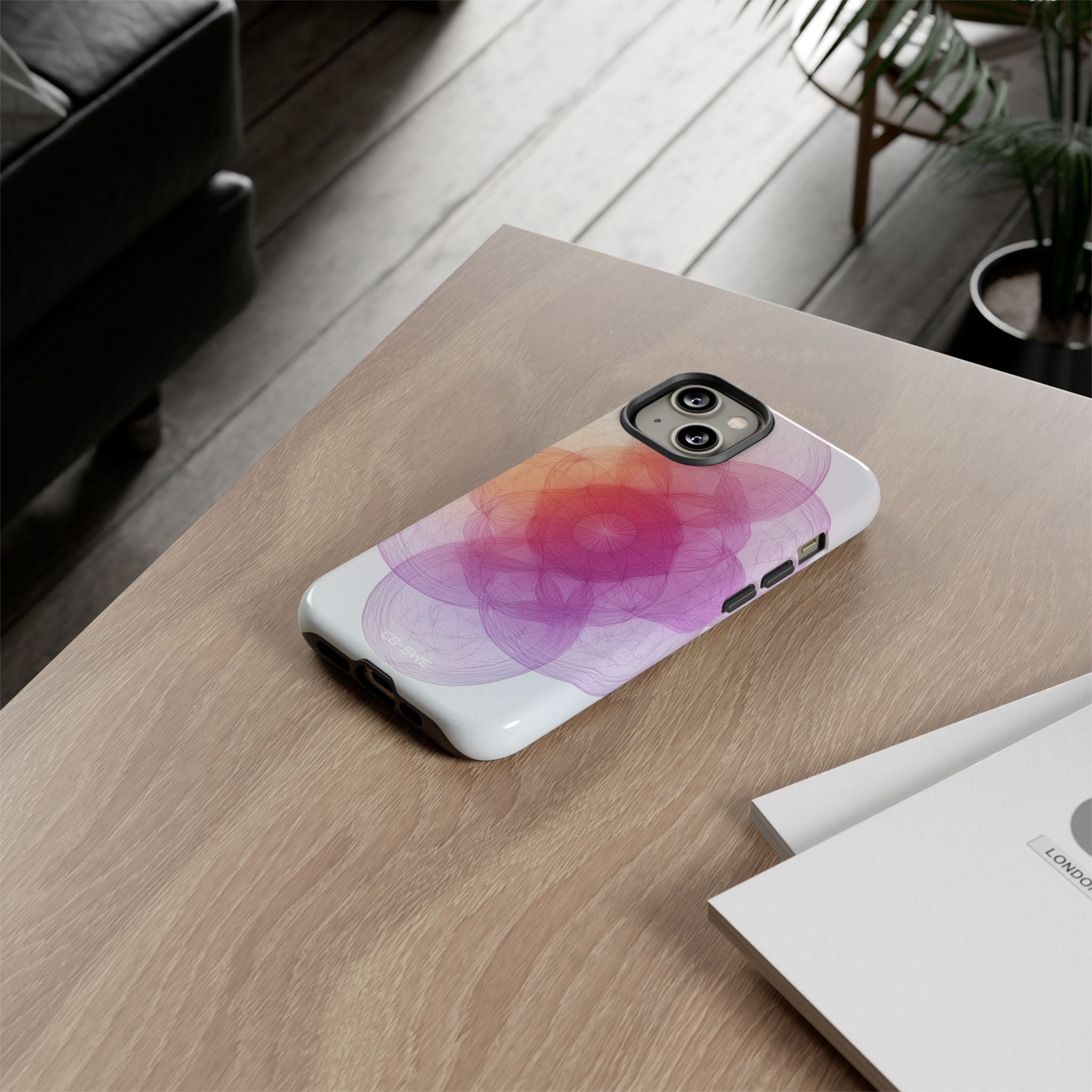 Radiant Circles Expand - iPhone Case