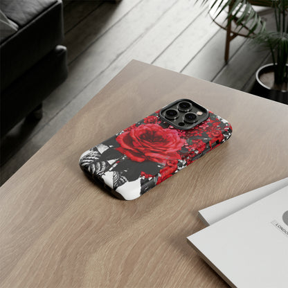 Rola Rose Gothic Flower - Protective Phone Case