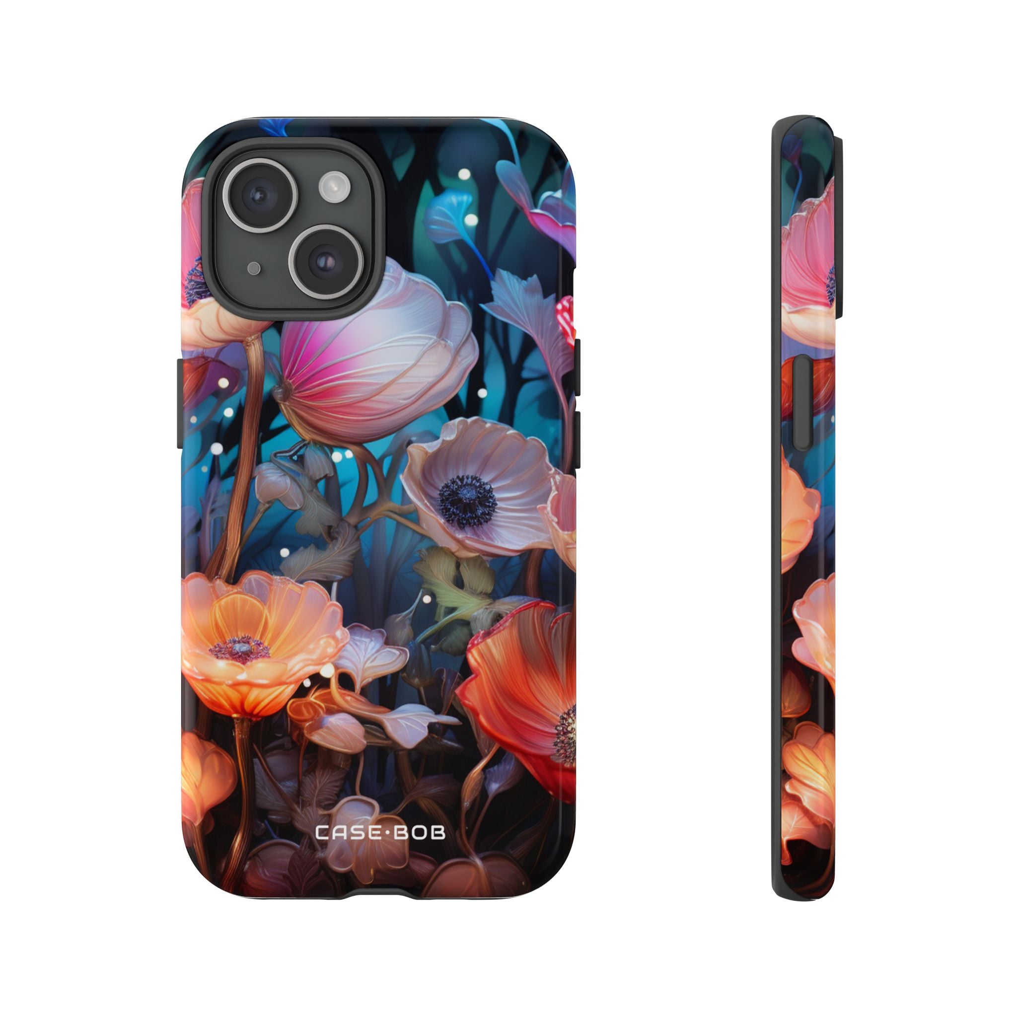 Translucent Bloom iPhone 15 Case - Tough