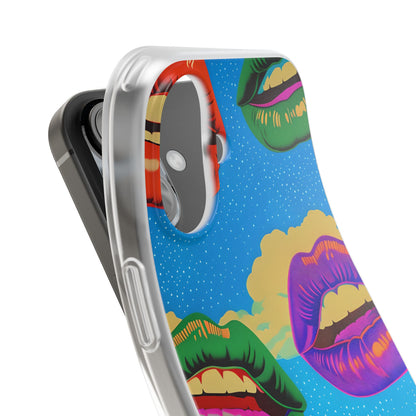 Colorful Lipscape iPhone 16 Case - Soft