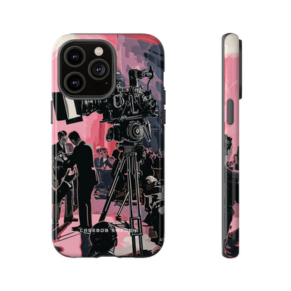 Retro Cinematic Spotlight iPhone 14 - Tough Phone Case