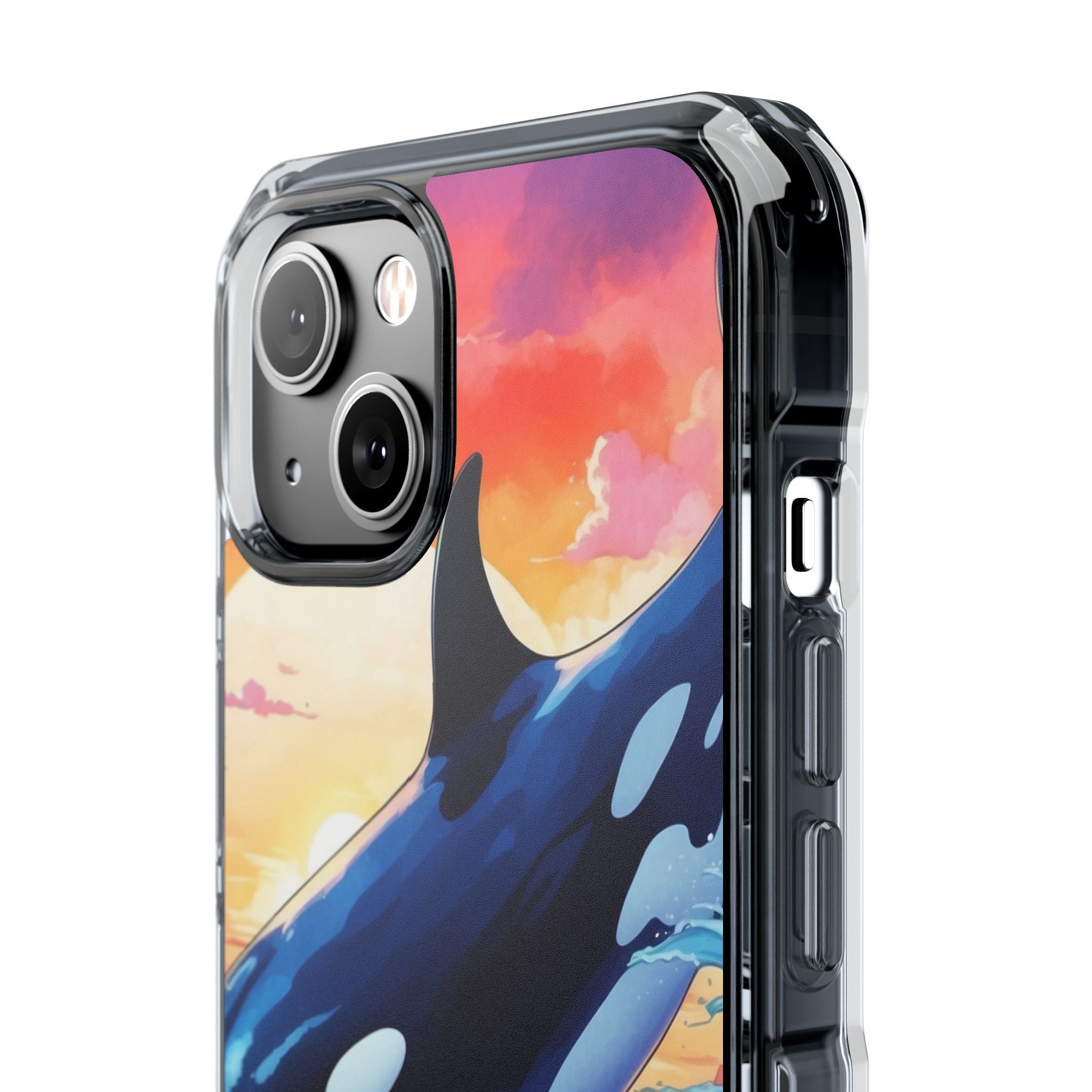 Orca Leaps Joyfully iPhone Case - Impact